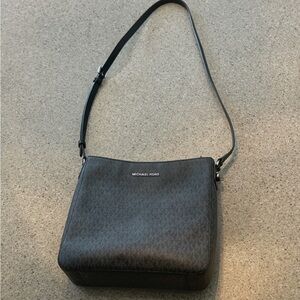 Michael Kors Dark Gray Shoulder Bag | Adjustable Strap